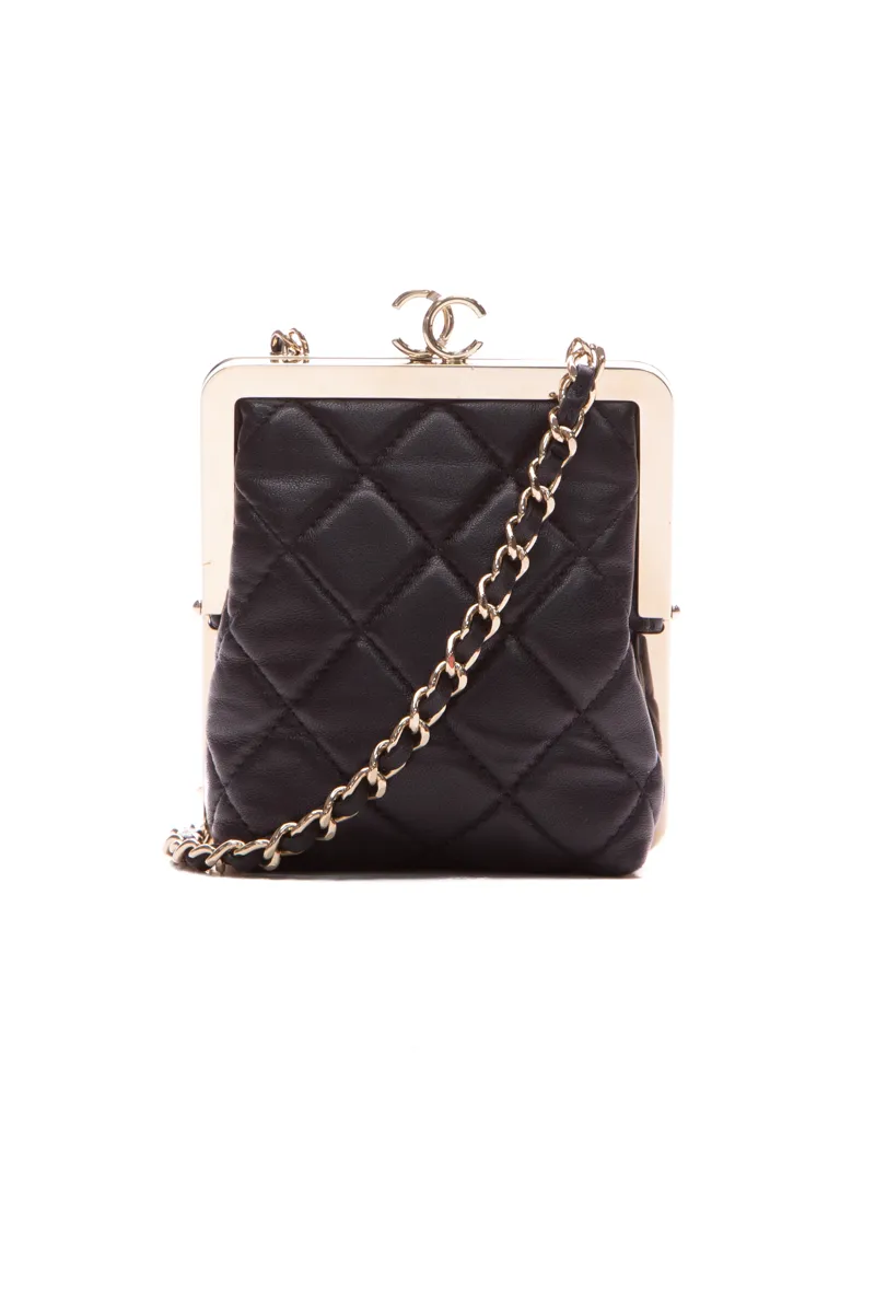 Plexi Quilted CC Clutch
