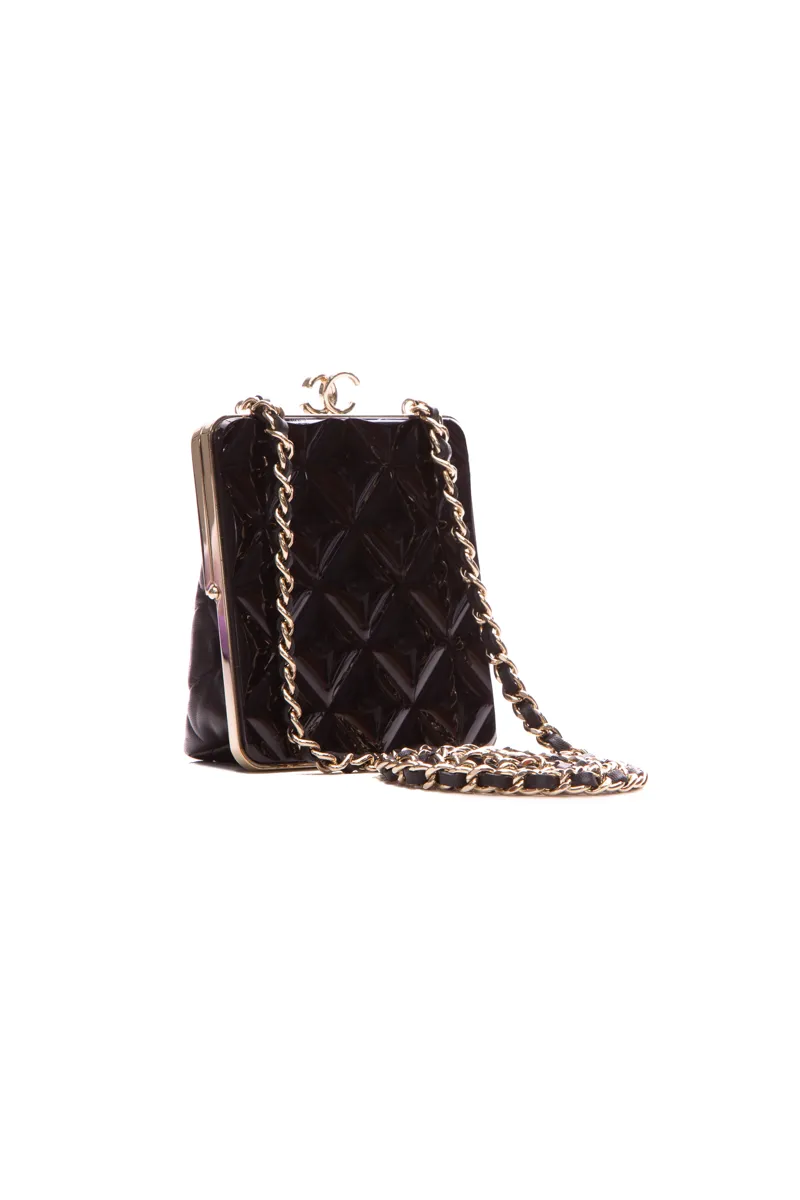Plexi Quilted CC Clutch