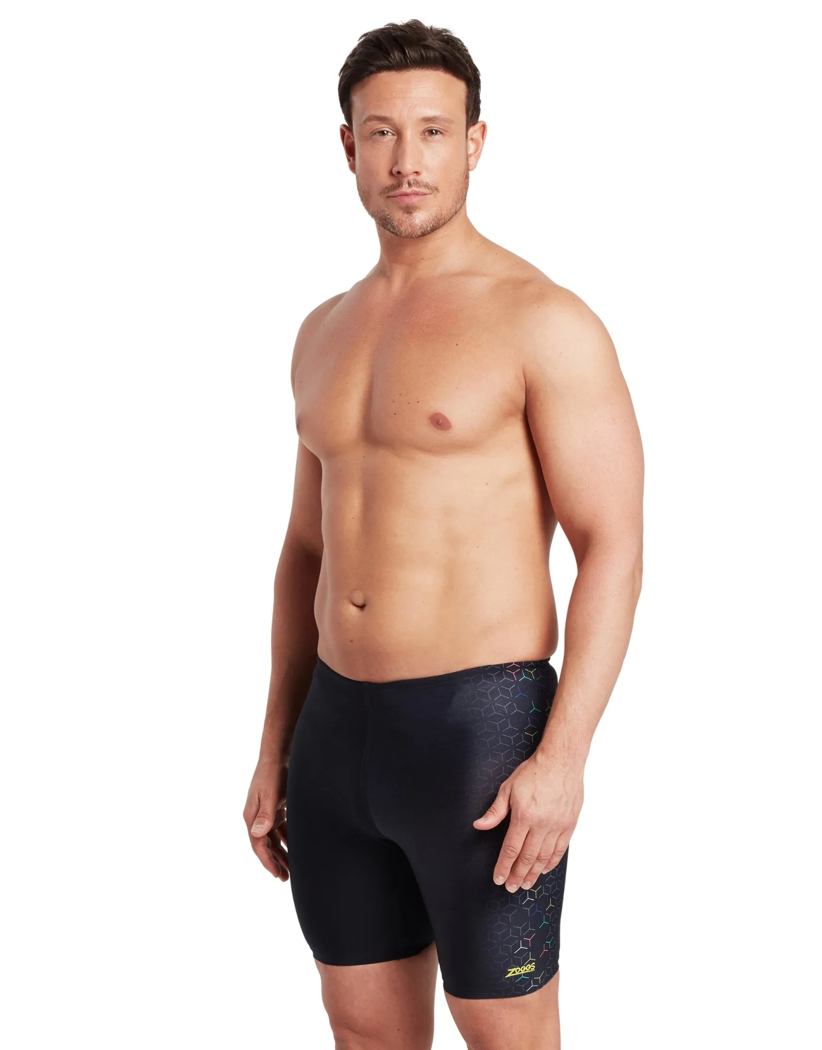 Predator Mid Swim Jammer - Black/Multi