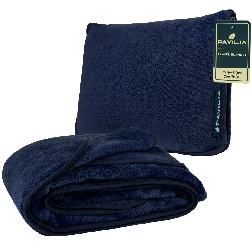 Premium Fleece Travel Blanket/Pillow