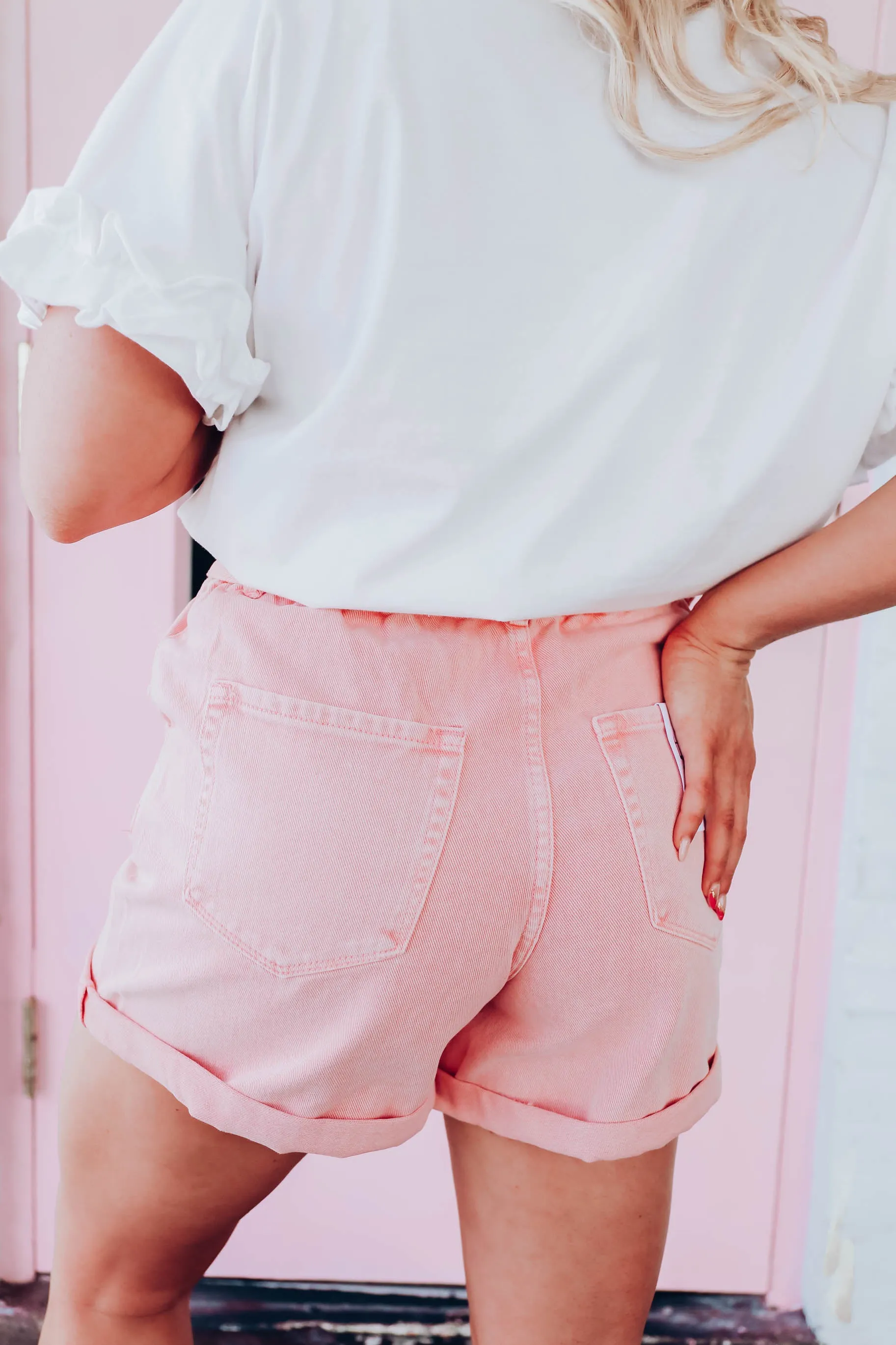 Princess Pink Paper Bag Shorts