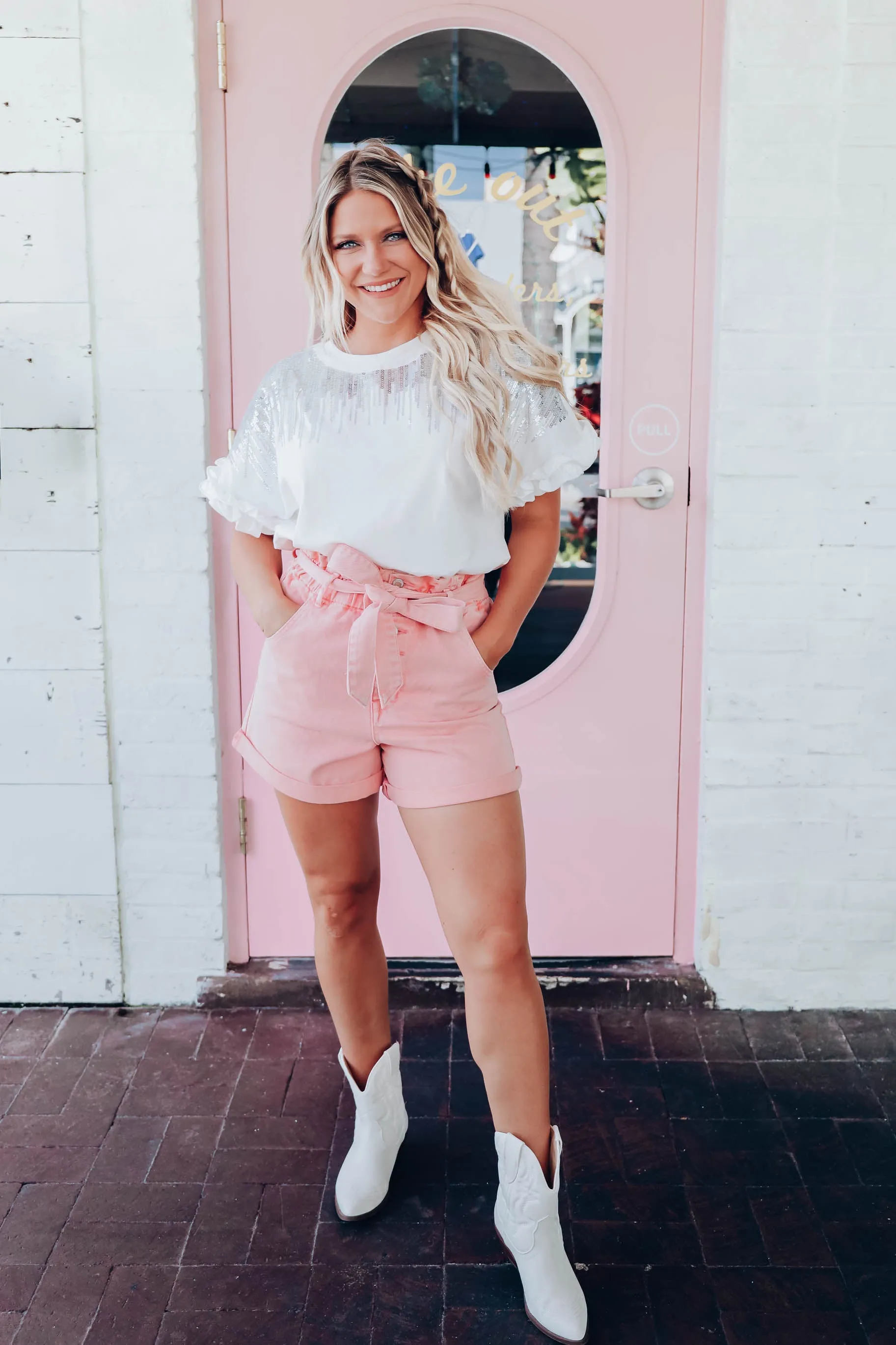 Princess Pink Paper Bag Shorts