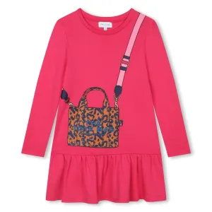 Printed Dress - Fuschia