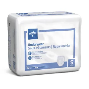 Protection Plus Classic Protective Underwear, Small, 20"-28" (bag of 22)