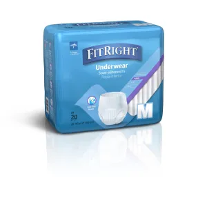 Protection Plus Super Protective Adult Underwear, Medium (bag of 20)