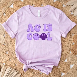 Purple Ag Is Cool T-Shirt (XS-4XL) - Multiple Colors!