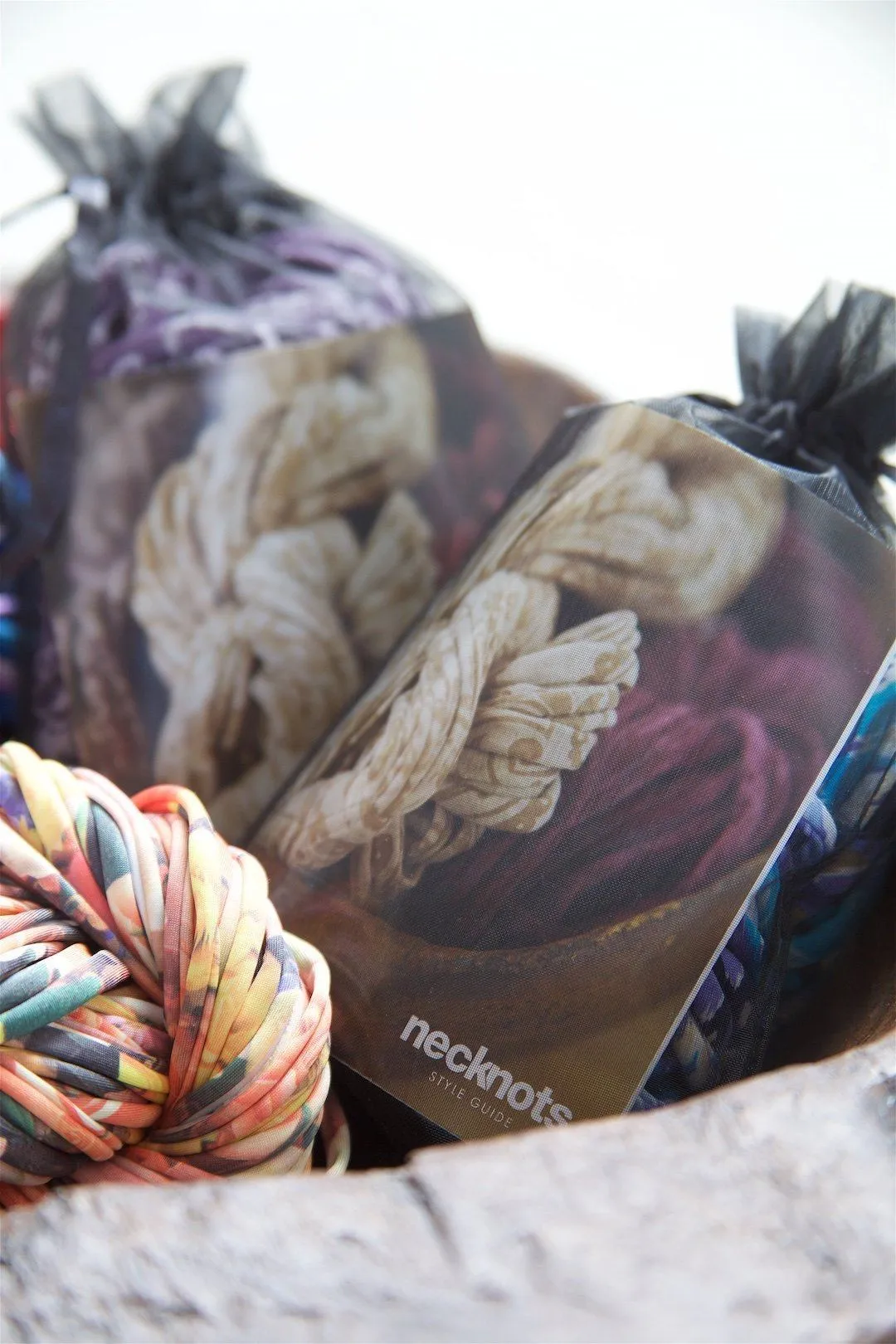 Purple Gray Infinity Scarf 'Sunday Best'