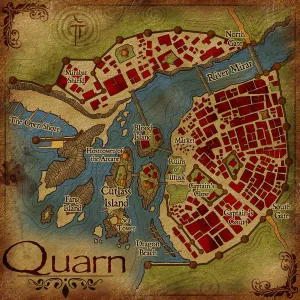 Quarn Fantasy Map