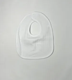 Quilted Bib - White