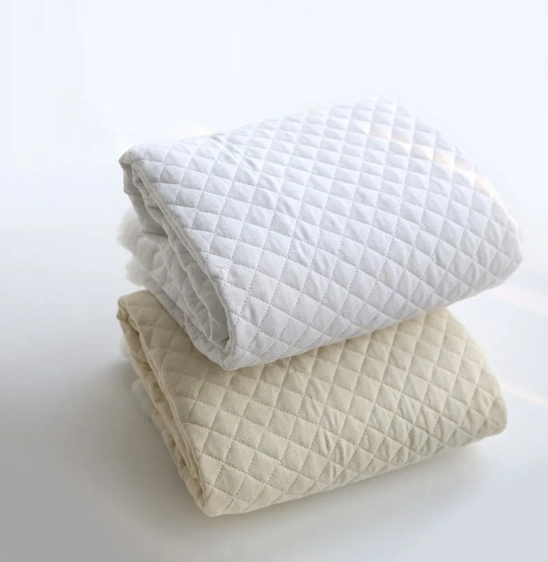 Quilted Cotton Fabric, Pre-washed Solid Cotton Fabric, Quality Korean Fabric - White or Natural - Fabric By the Yard /52121