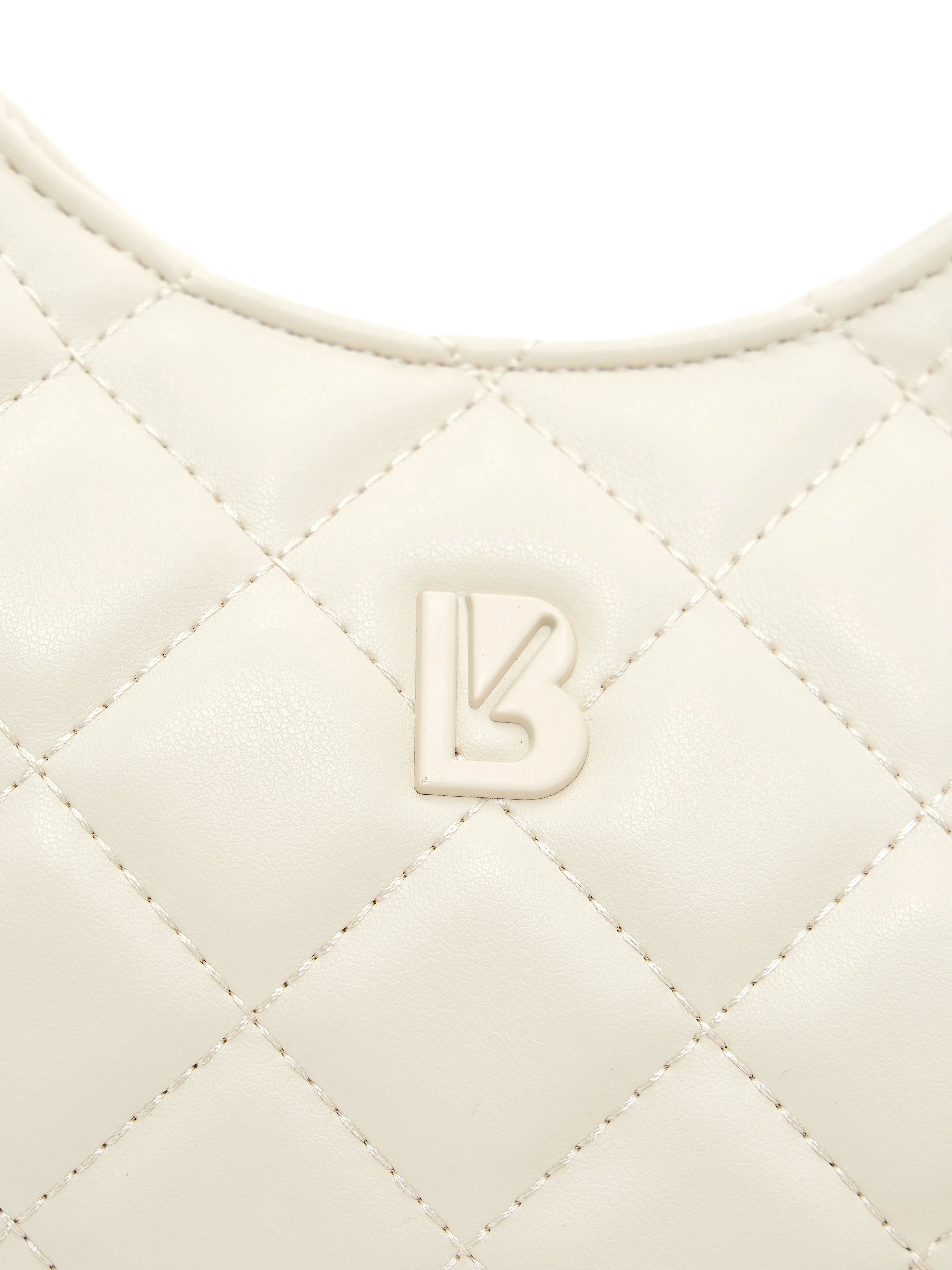 Quilted Crossbody Bag - Bone