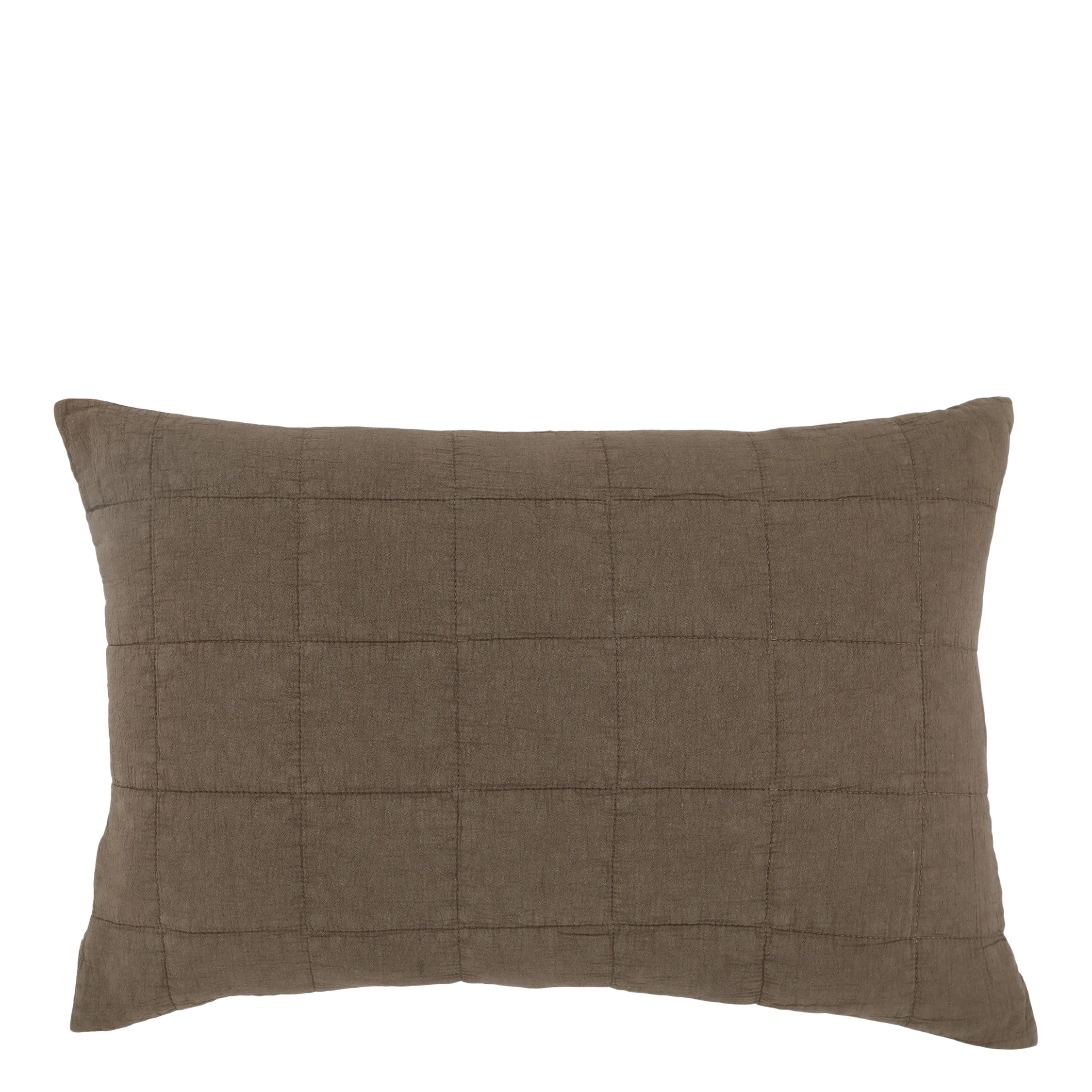 Quilted Cushion | Nutmeg Brown