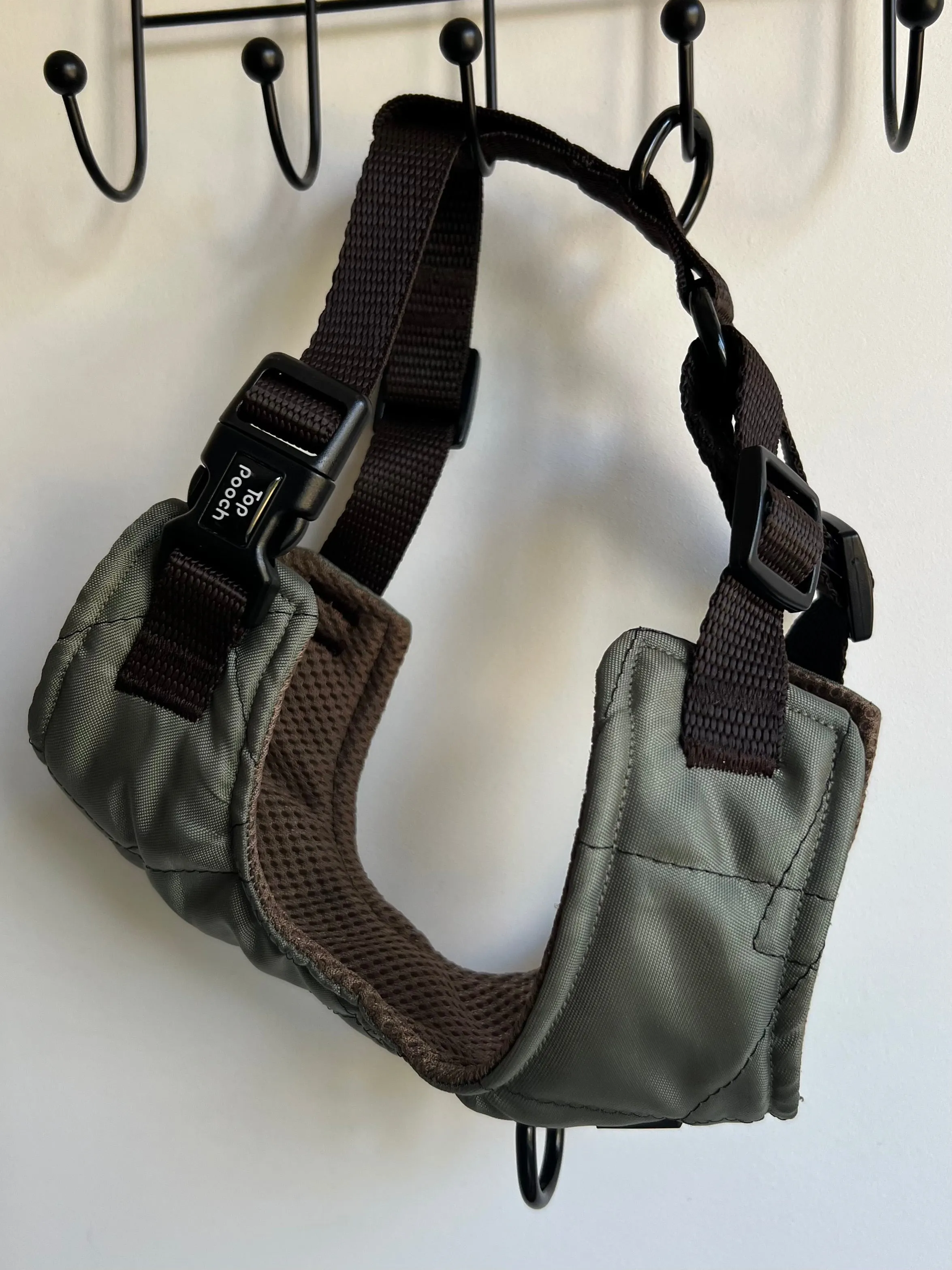 Quilted Dog Harness - Khaki