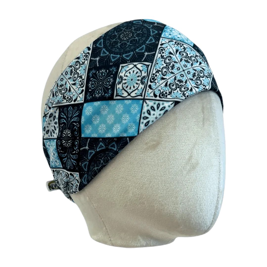 Quilted Greece Stretch Headband