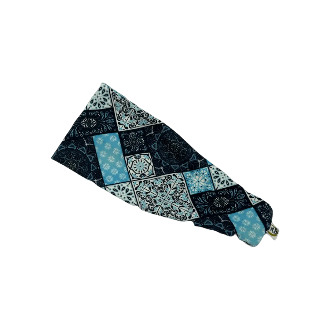 Quilted Greece Stretch Headband