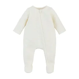 Quilted Heart Sleeper | Ivory