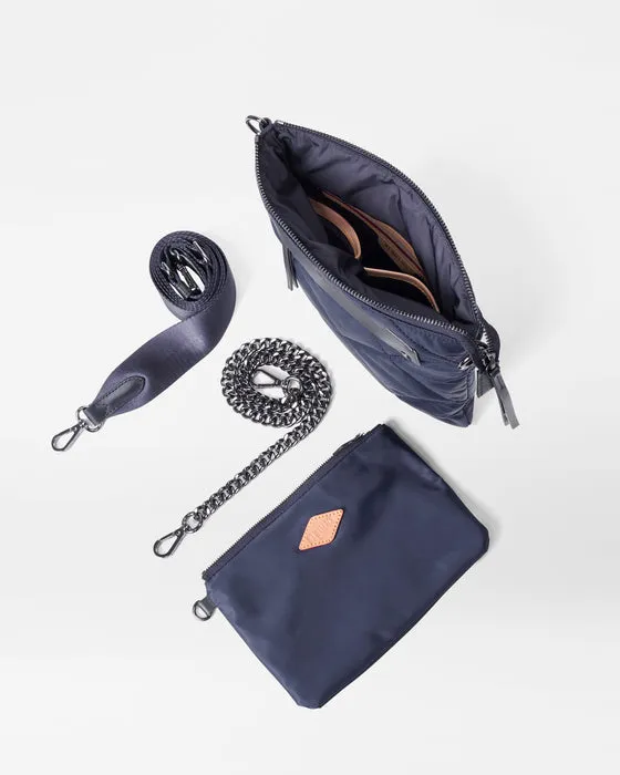 Quilted Madison Flat Crossbody | Dawn