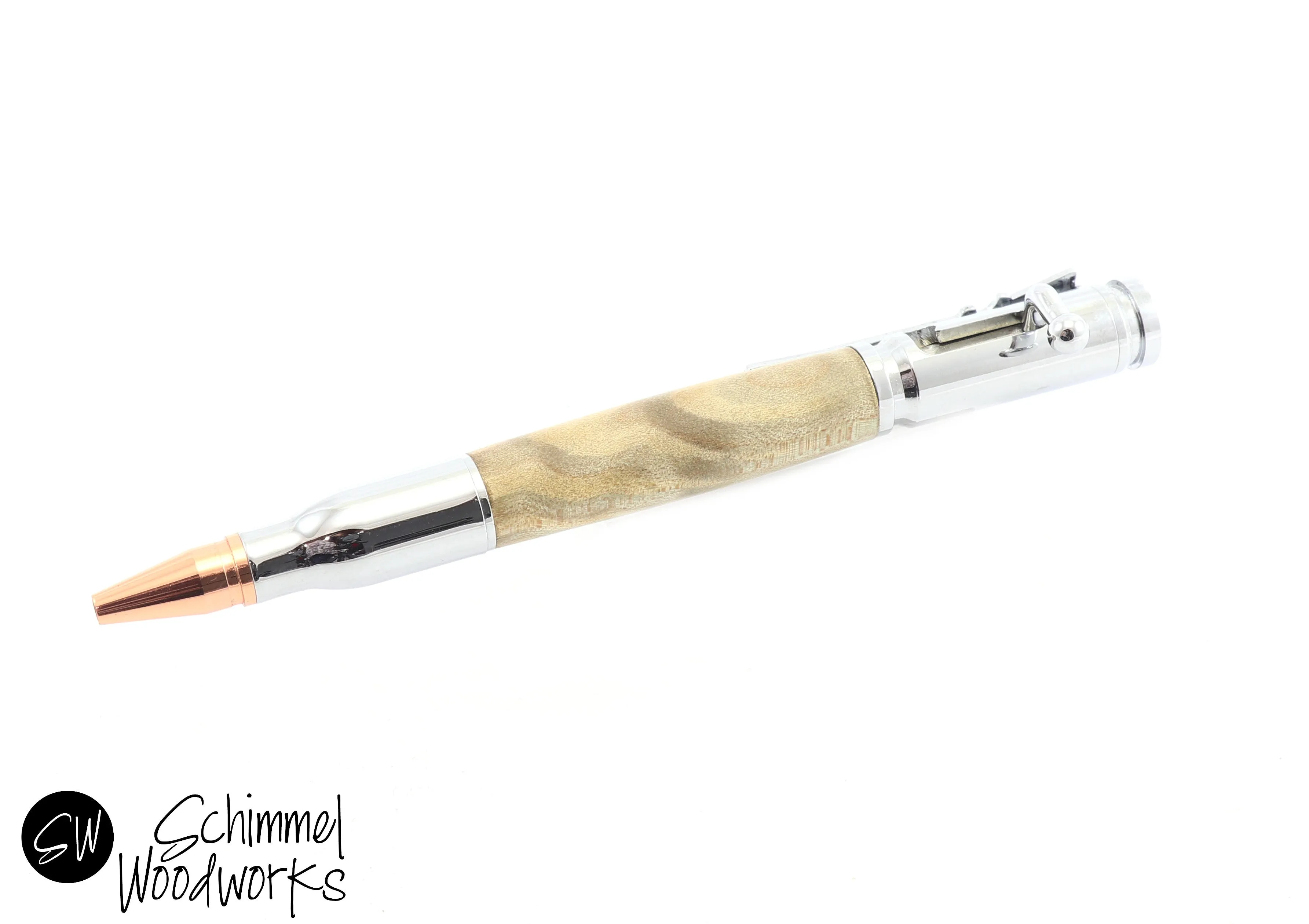 Quilted Maple Bullet Pen
