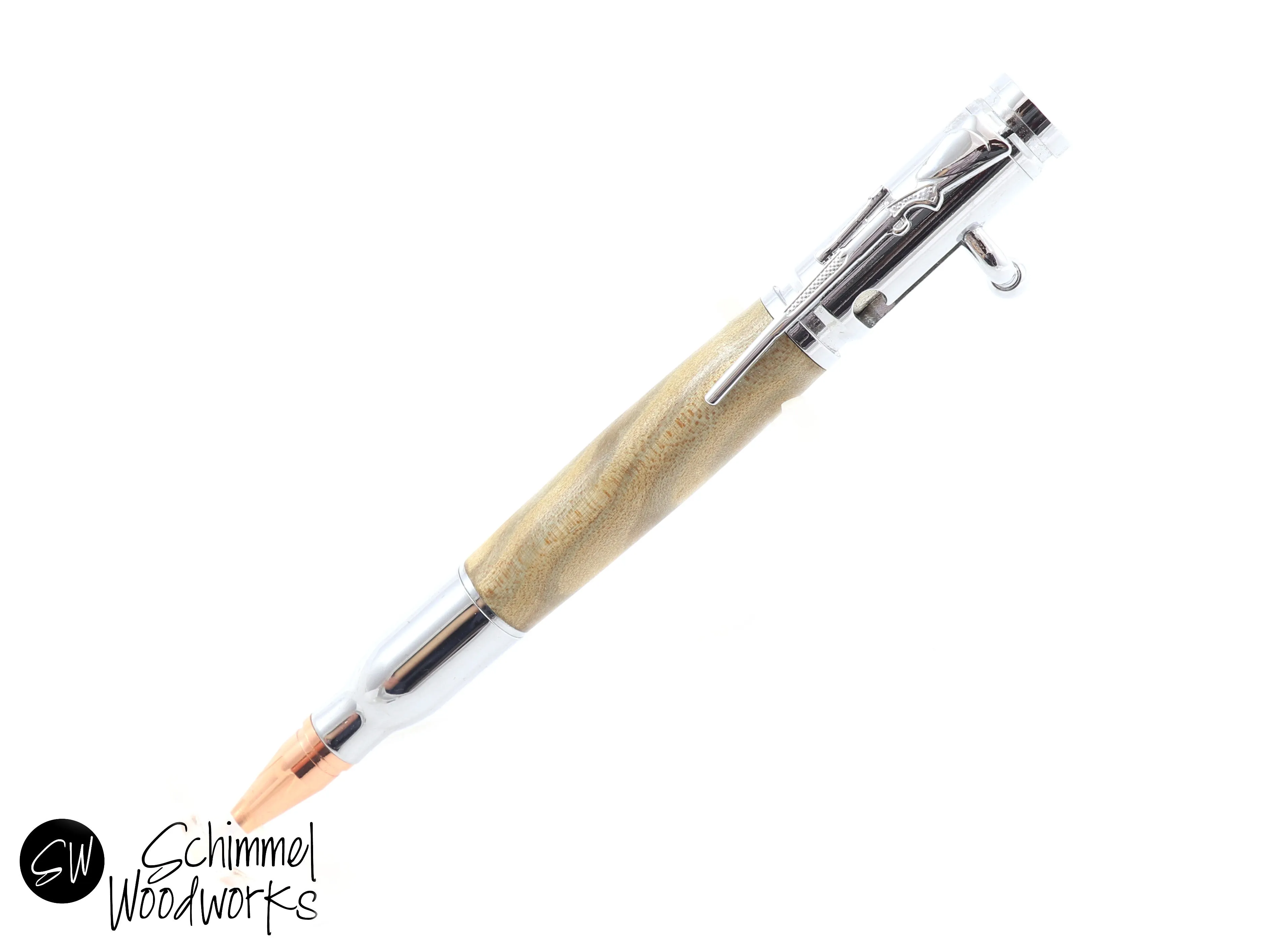 Quilted Maple Bullet Pen