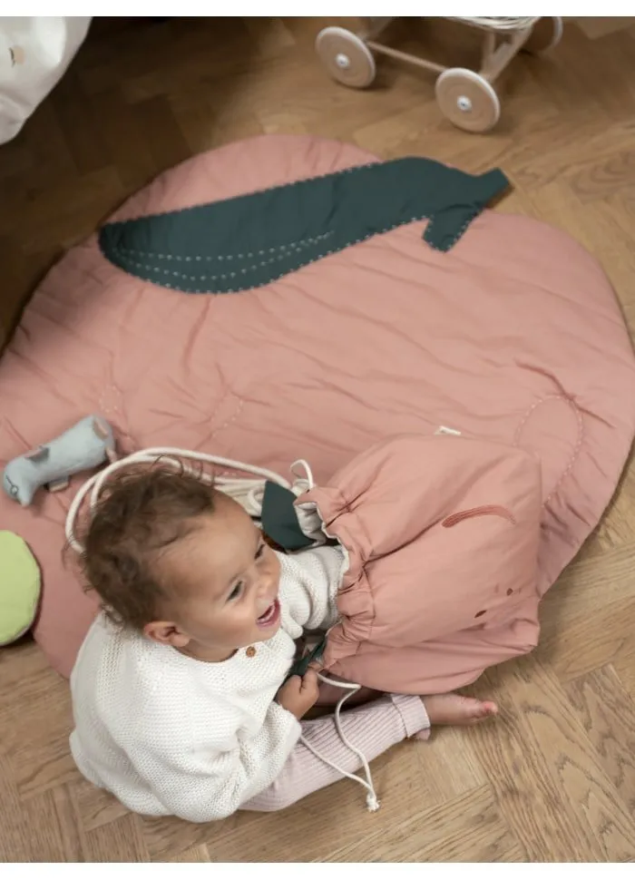 Quilted Peach Blanket by Fabelab