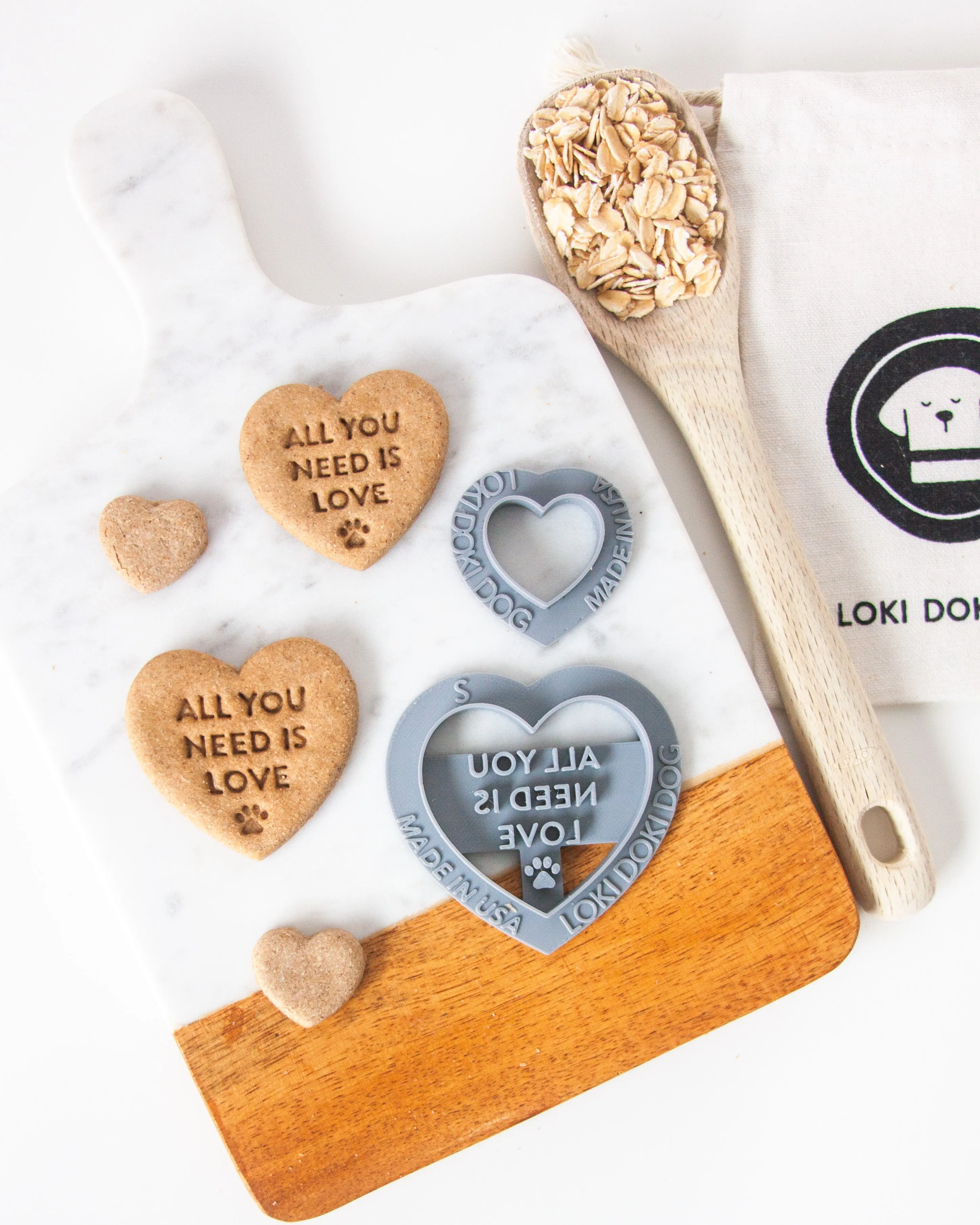 "All You Need is Love" Heart Shape Cookie Cutter