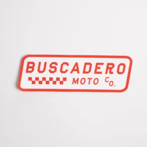 "Checker Moto"  decal