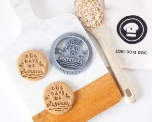 "Dog Days of Summer" Dog Biscuit Cookie Cutter