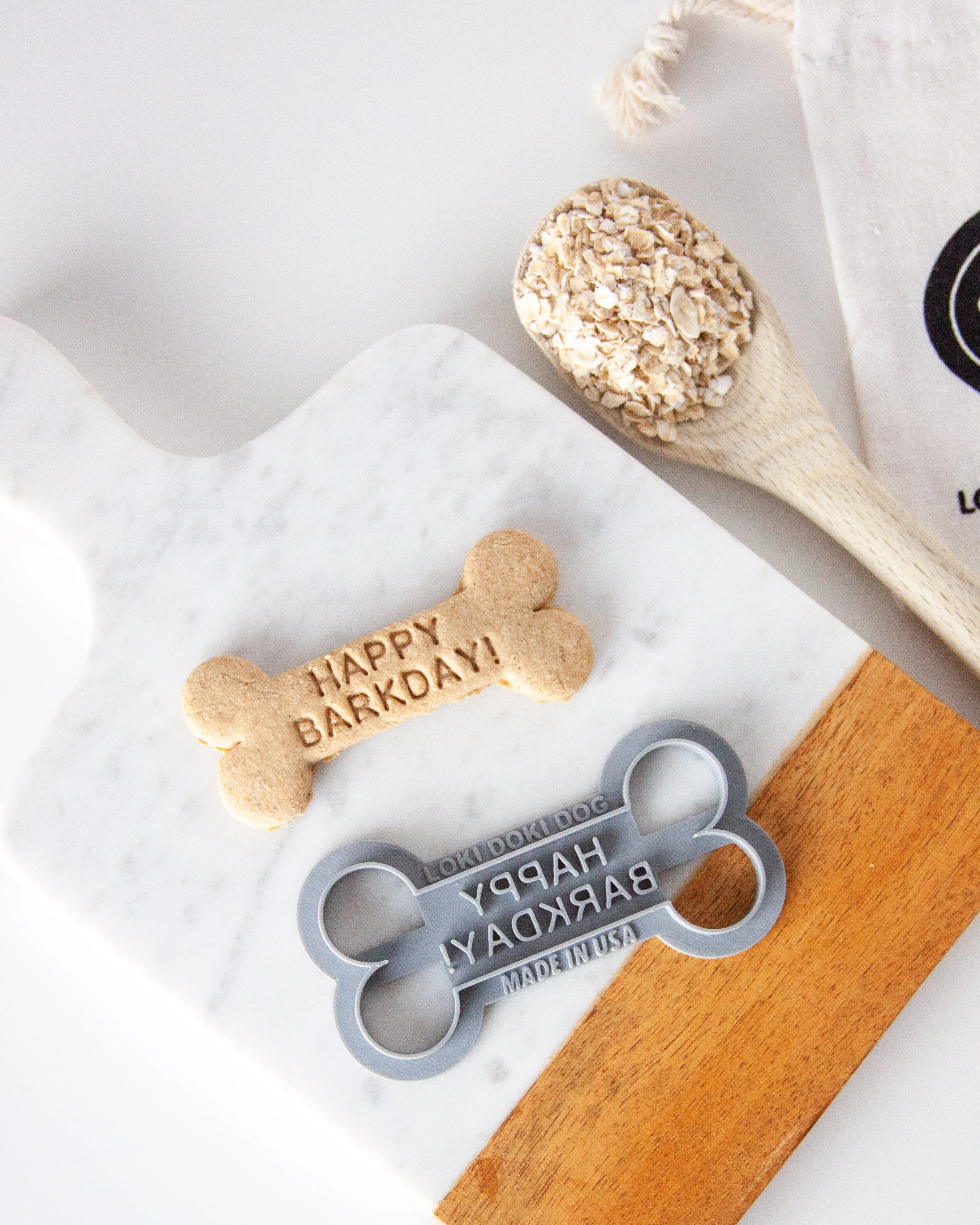 "Happy Barkday" Bone Cookie Cutter