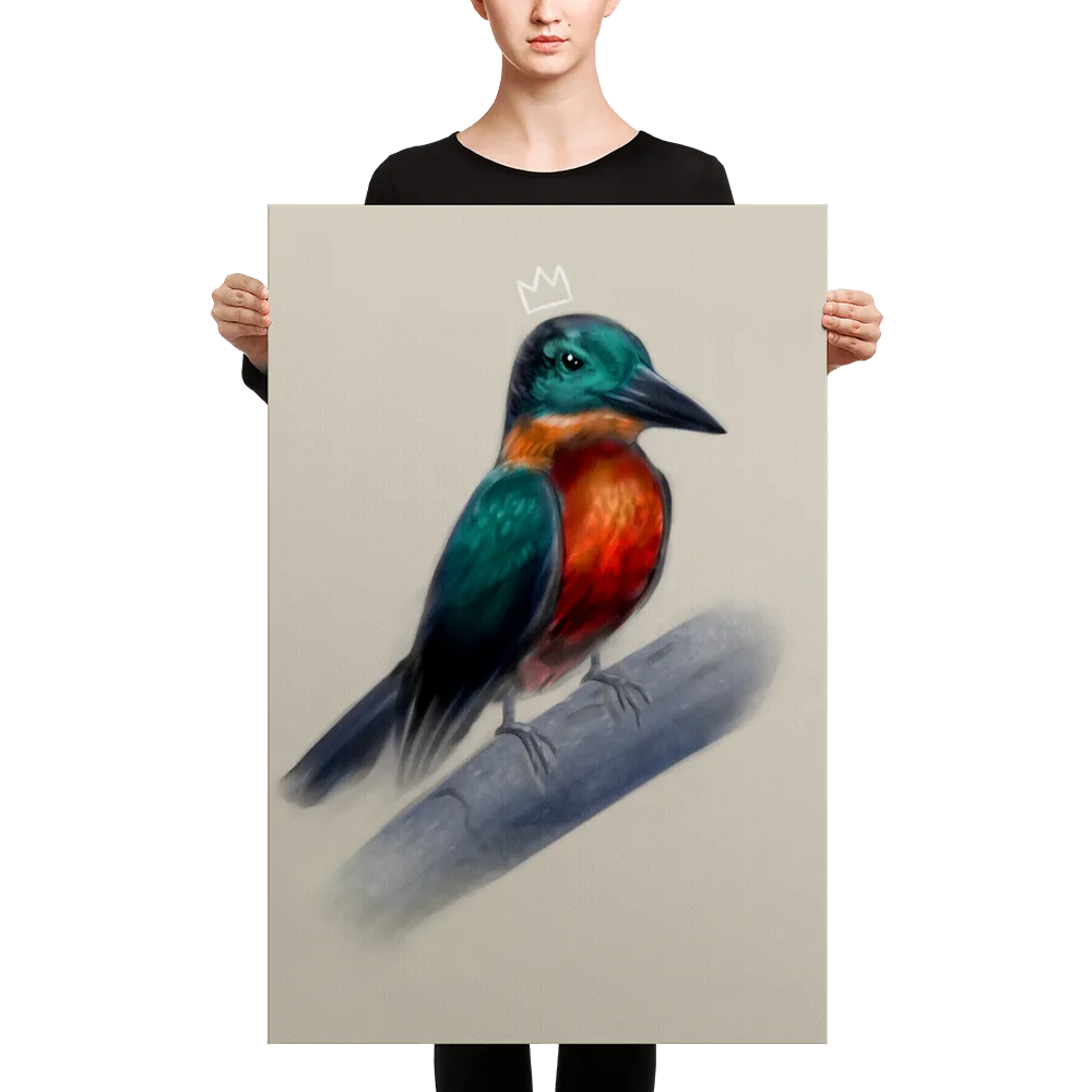 "Kingfisher" Canvas