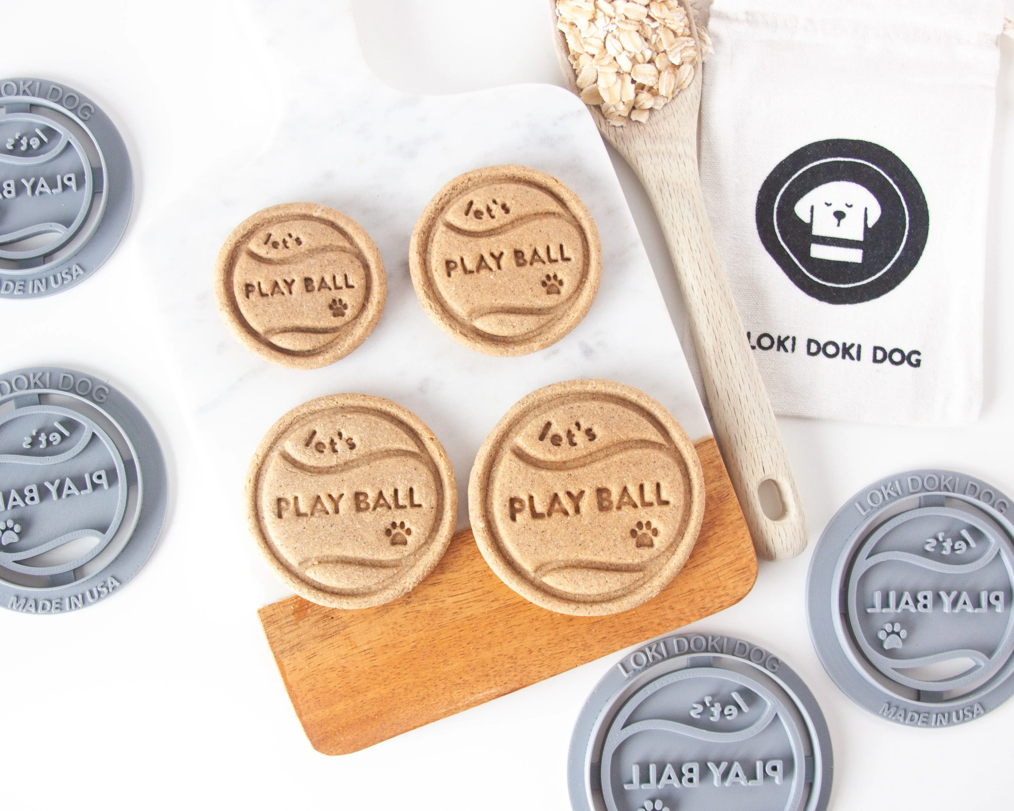 "Let's Play Ball" Tennis Ball Shaped Cookie Cutter
