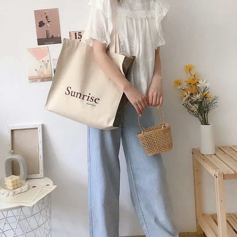 "OIL PAINTING PRINT CANVAS" BAG N111604