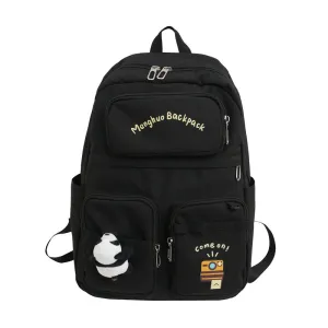 "PINK / BLACK / WHITE" BACKPACK（Gift Panda pendant） N082409