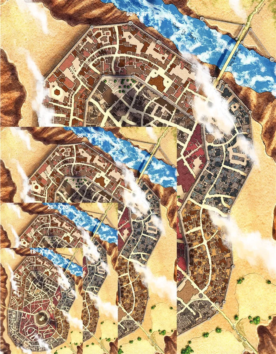 Rayley City Fantasy Map