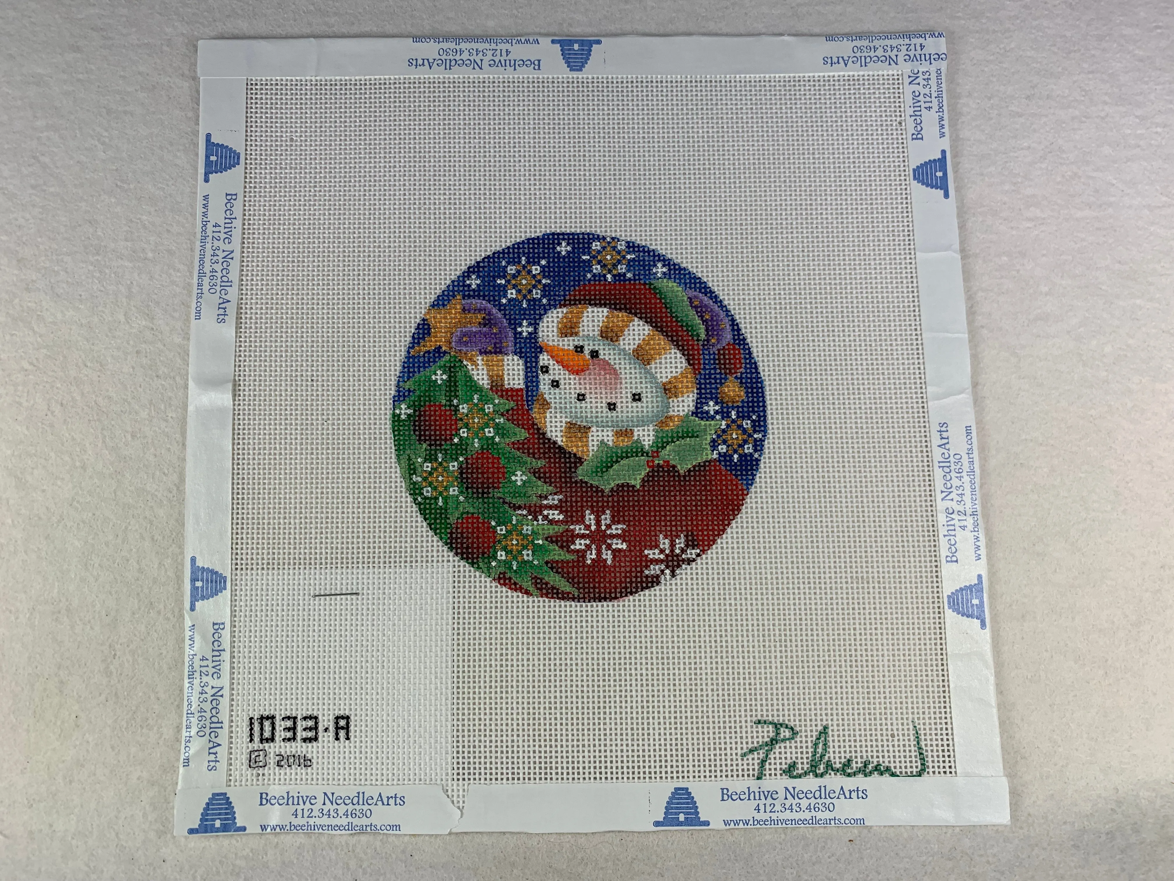 Rebecca Wood 1033a Snowman Star