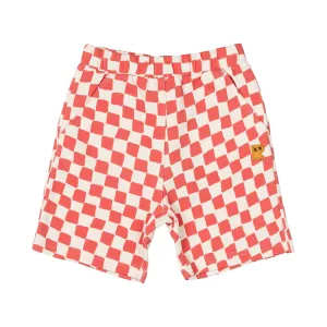 Red Checker Shorts