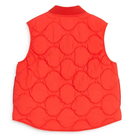 Red Quilted Vest