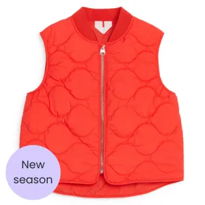Red Quilted Vest