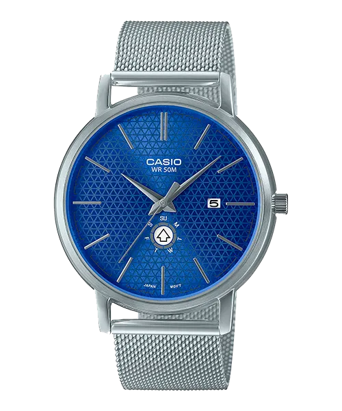 Reloj casual correa de Acero inoxidable MTP-B125M-2AV