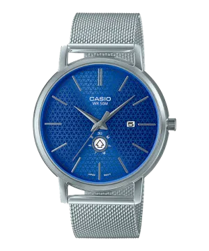 Reloj casual correa de Acero inoxidable MTP-B125M-2AV