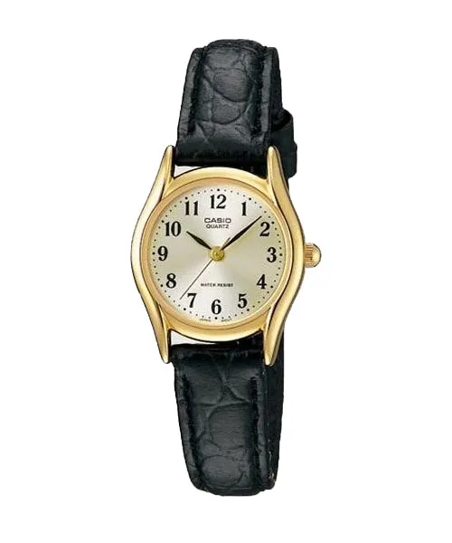 Reloj casual correa de cuero LTP-1094Q-7B2