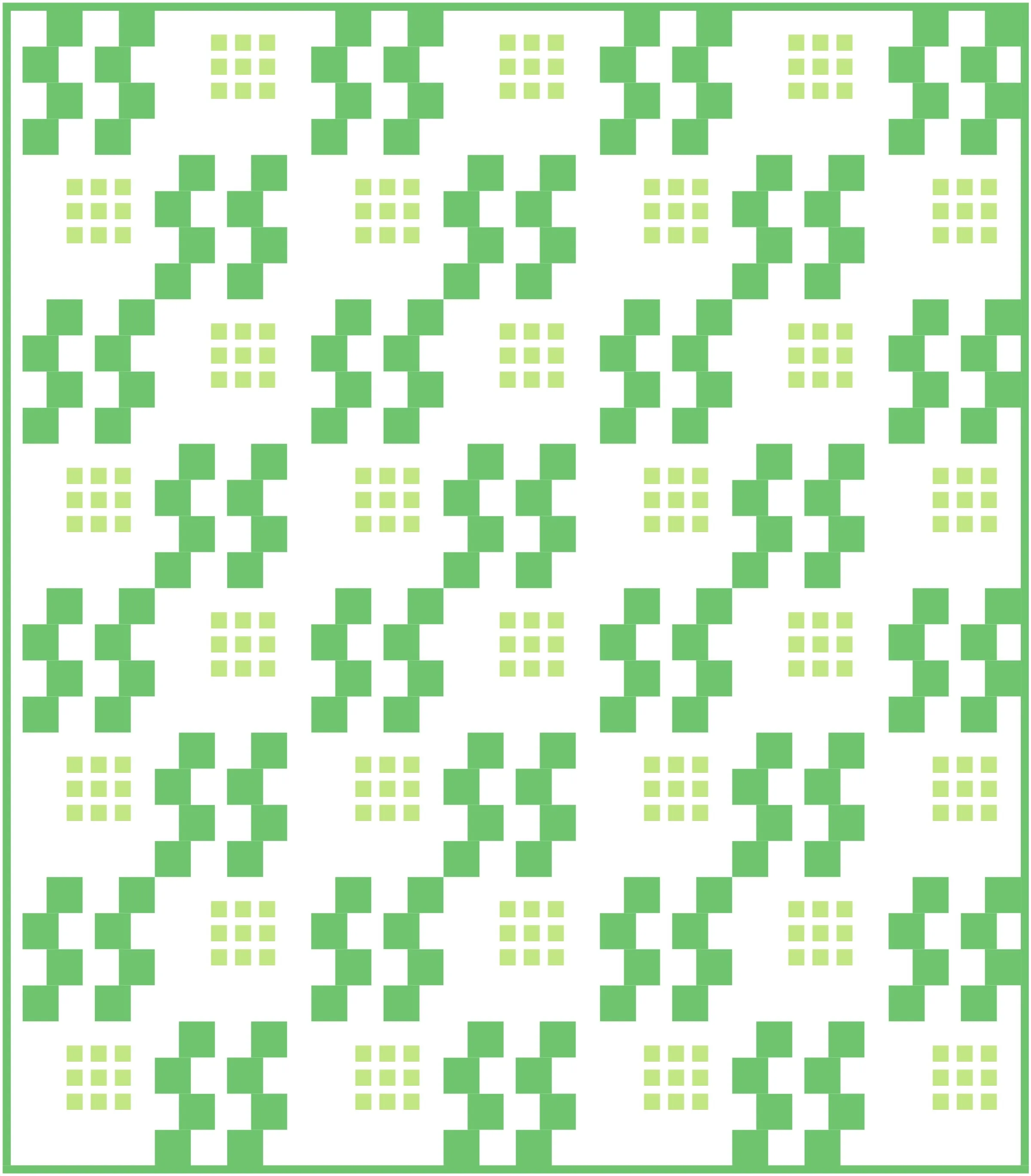 Ridges Quilt Block Pattern