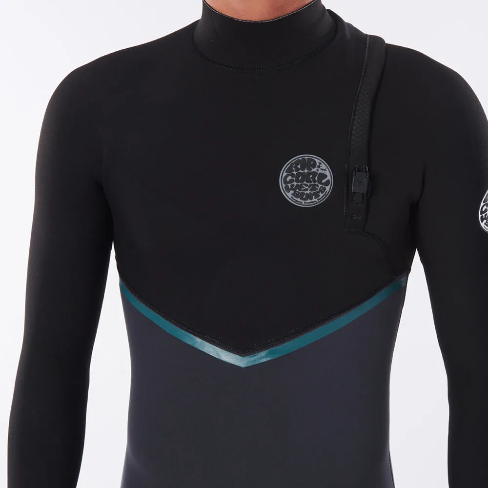 Rip Curl E Bomb 5/3mm Zip Free Winter Wetsuit - Charcoal Grey