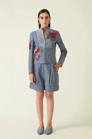 Rockefeller Holidays I  Sissa Quilted Shorts Kataan Navy Java collection 2JV-96
