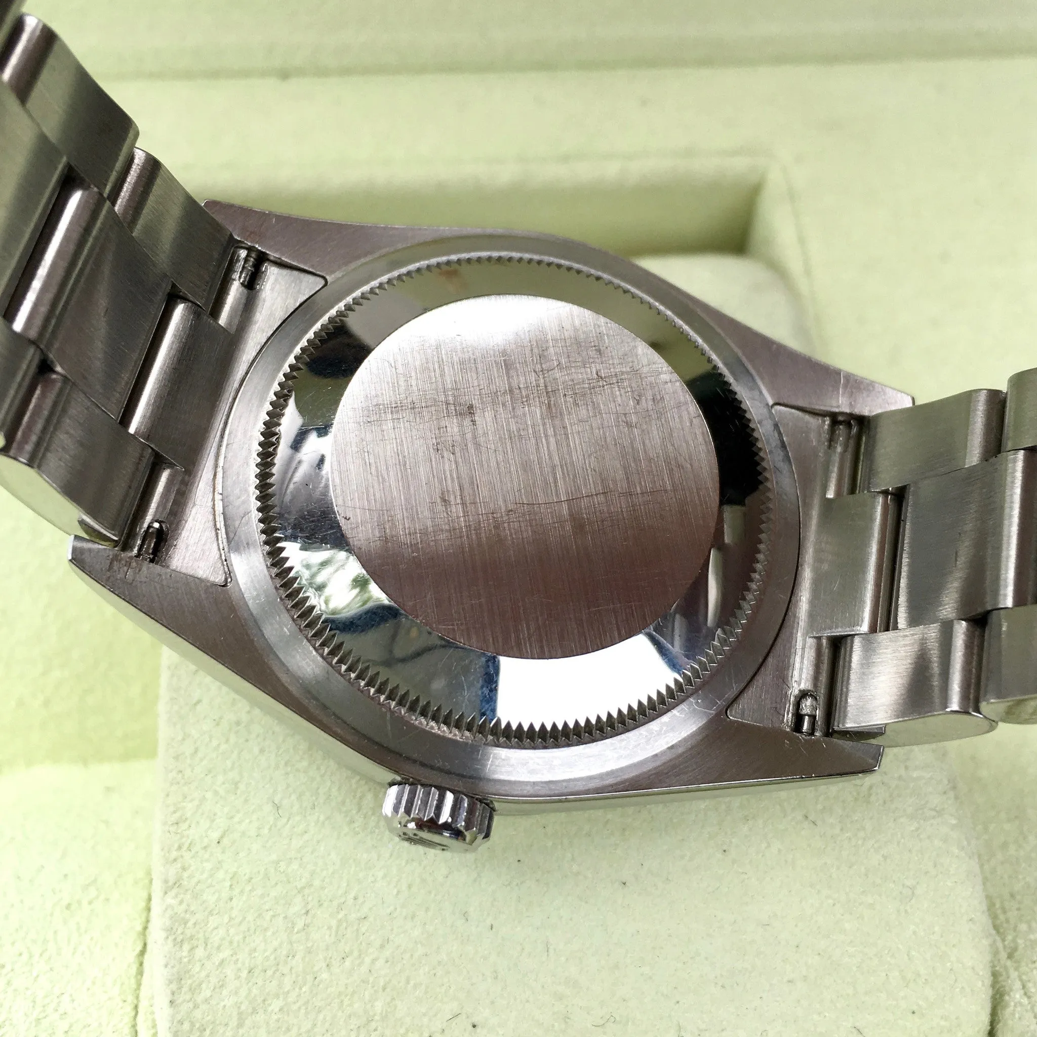 Rolex Explorer 114270 Steel Caliber 3130 "K" 2001 Automatic Black Watch Box Papers