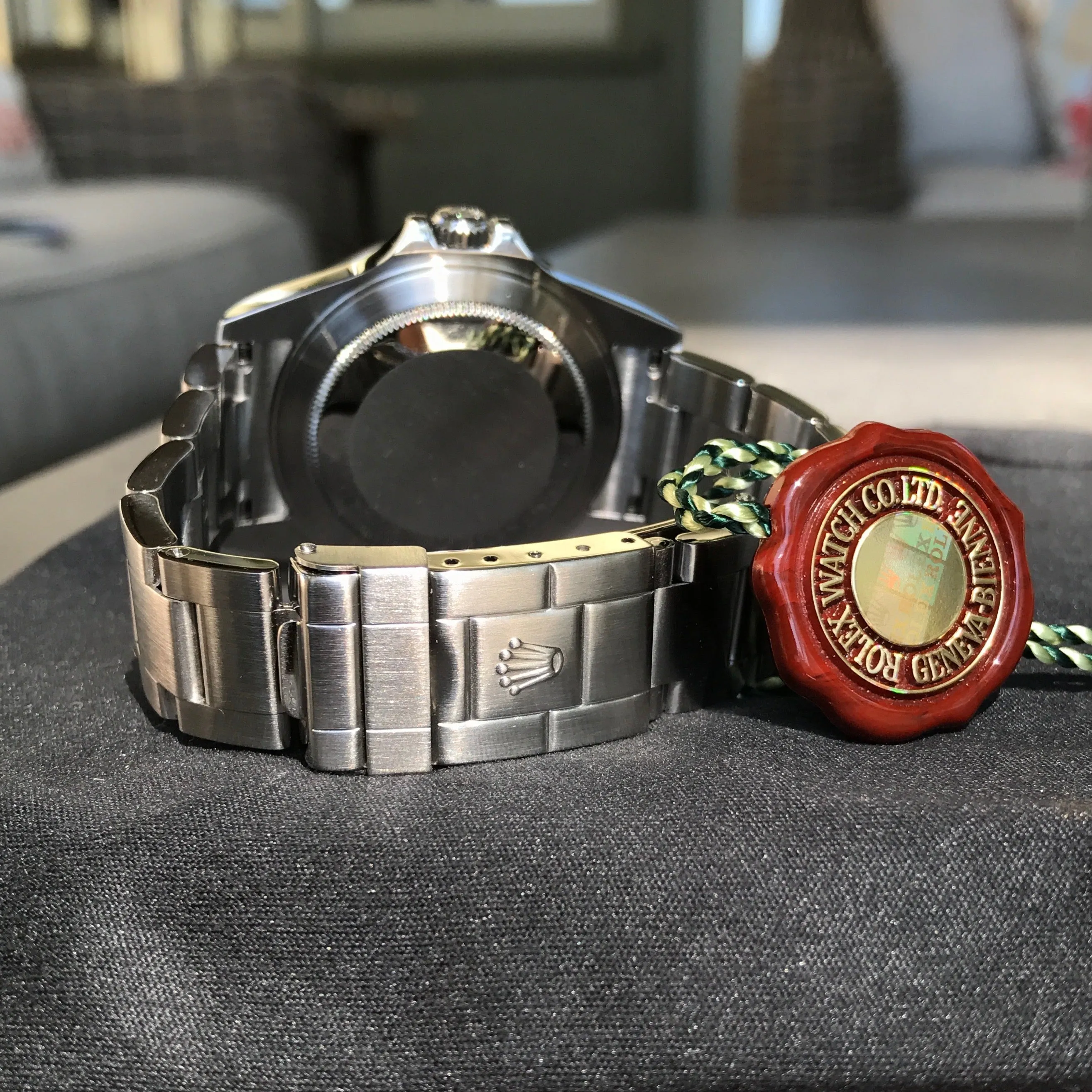 Rolex Explorer II 16570 Stainless Steel GMT Oyster "Z" Serial No Holes Automatic Wristwatch Box & Papers