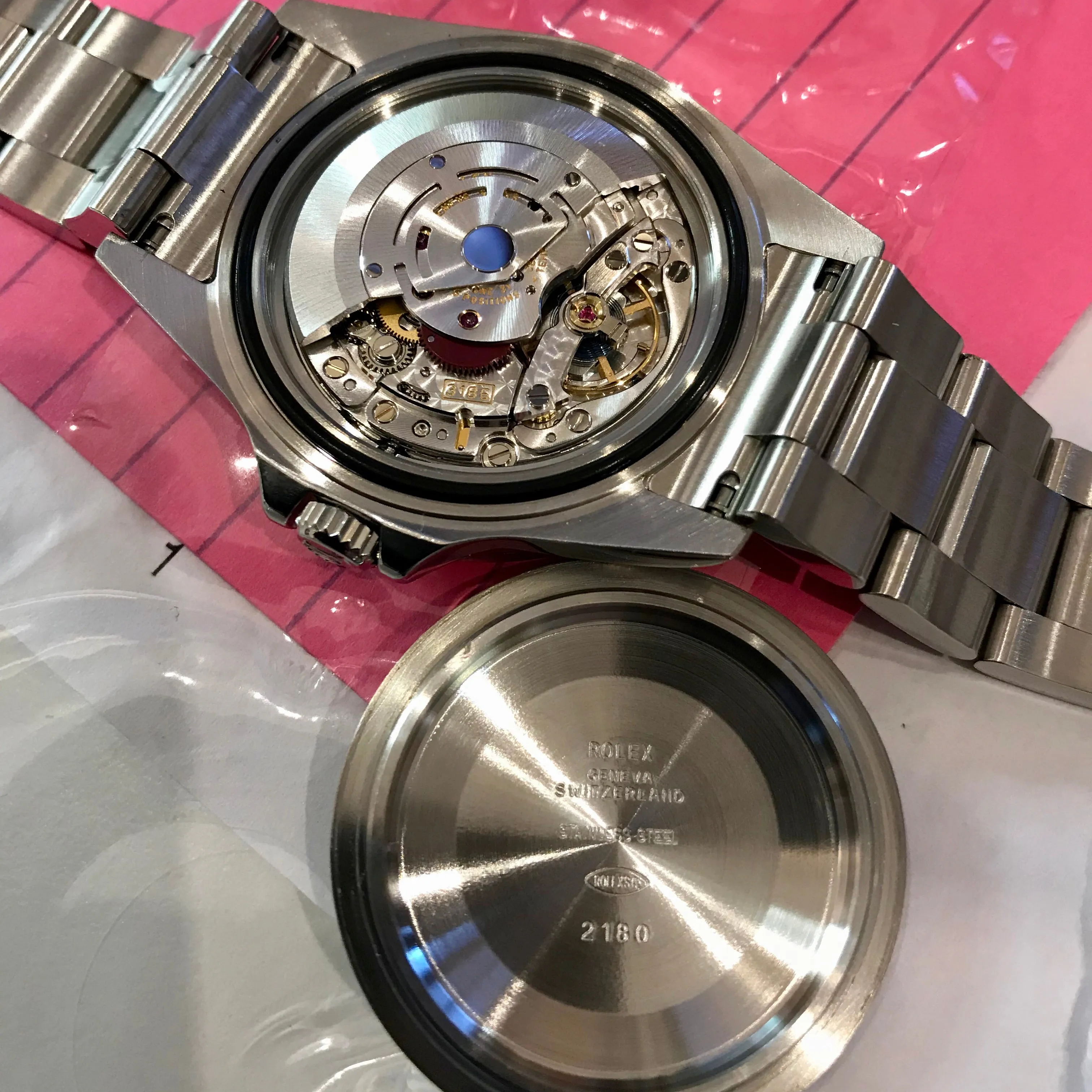 Rolex Explorer II 16570 Stainless Steel GMT Oyster "Z" Serial No Holes Automatic Wristwatch Box & Papers