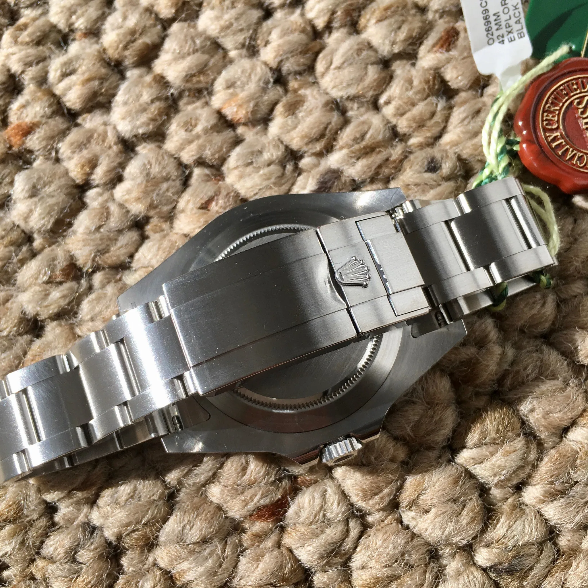 Rolex Explorer II 216570 Steel Black Random Serial Oyster Wristwatch 2014 Box Papers