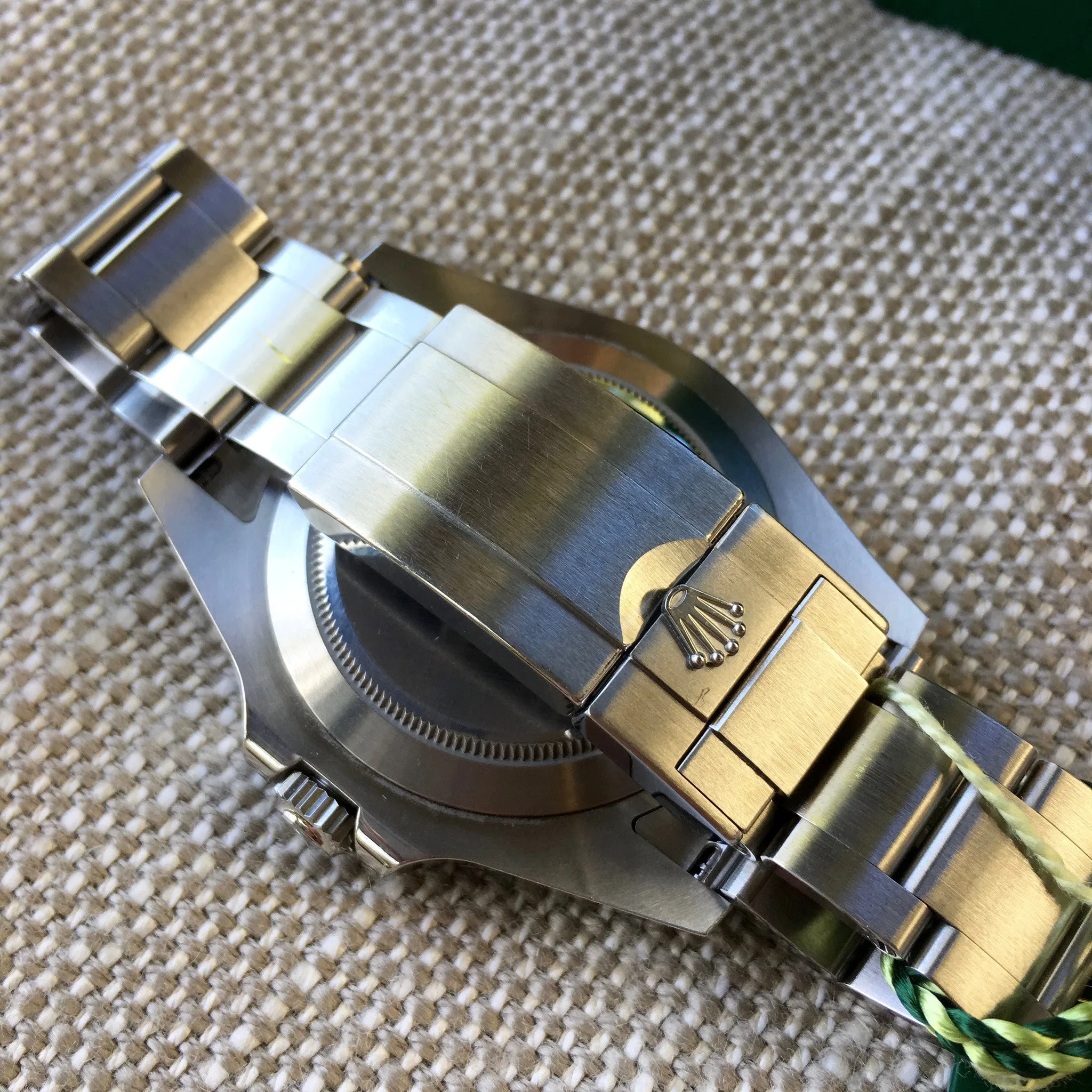 Rolex Explorer II 216570 White Steel GMT Random Serial Oyster Wristwatch 2015 Box Papers