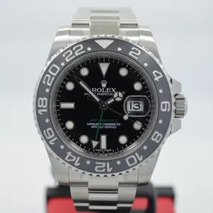 Rolex GMT Master II 116710 Stainless Steel Ceramic Automatic Mens Random Watch