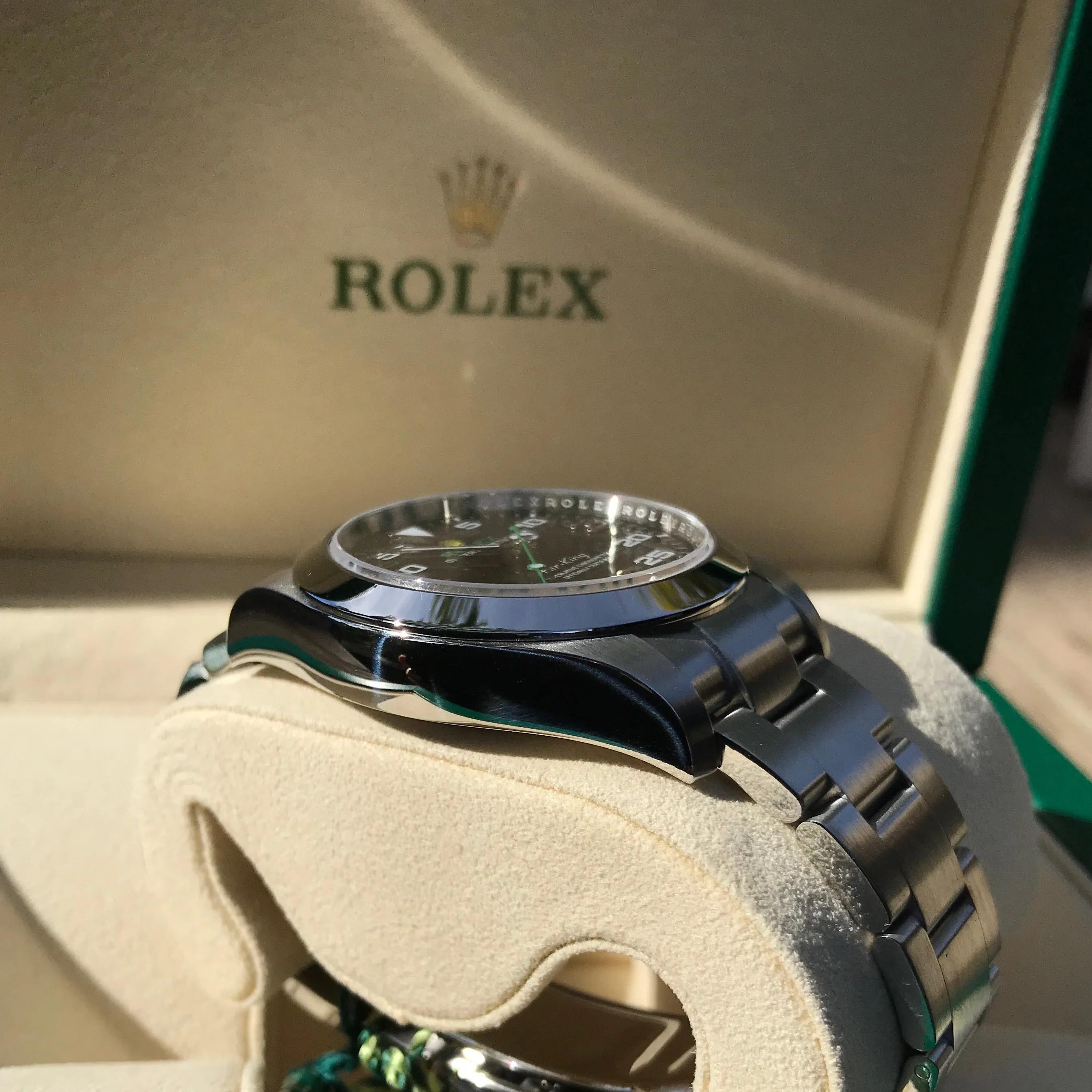 Rolex Oyster Perpetual Air King 116900 40mm Automatic Steel Wristwatch Box Papers